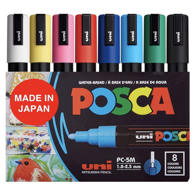 POSCA 8-Color Paint Marker Set