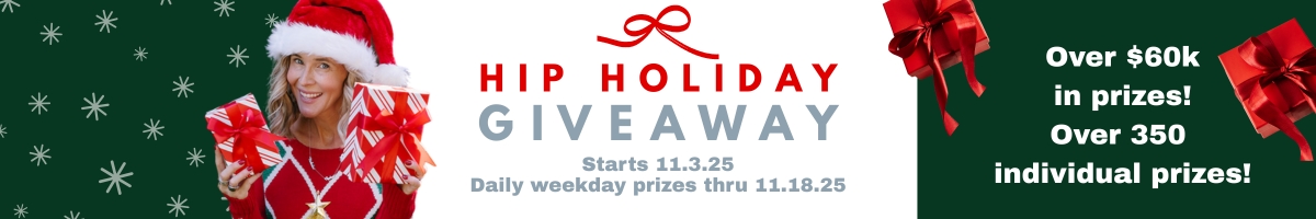 Hip Holiday Giveaway Announcement 2025