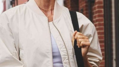 woman wearing white jacket