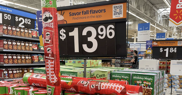 JUMBO Pringles Holiday Tube Only $13.96