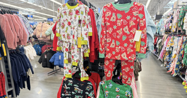 Toddler Christmas Pajama Sets Only $9.98