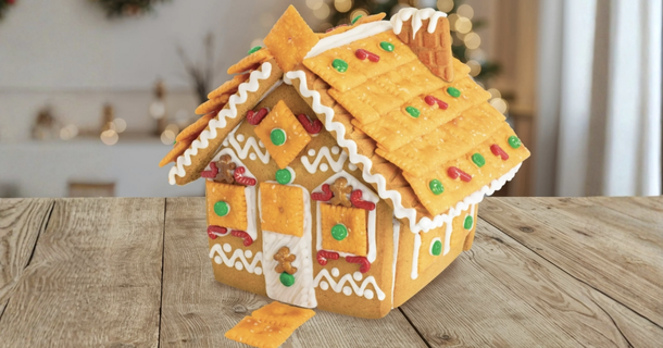 Analyzing image...Cheez-It Build It Yourself Holiday House Kit Only $15.97