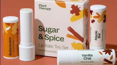 Plant Therapy lip balms gift set