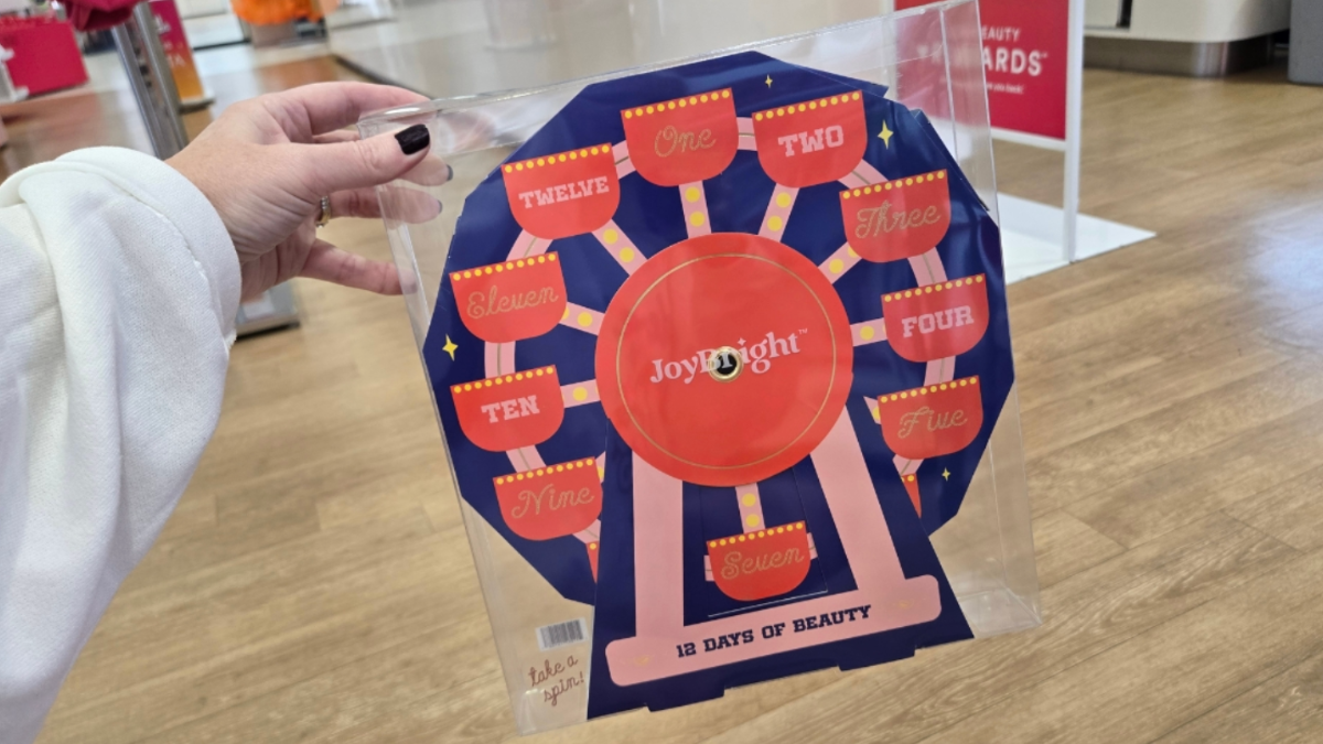 Ferris Wheel themed advent calendar in ulta