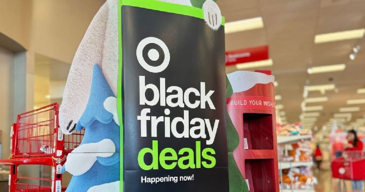 Target Black Friday sign