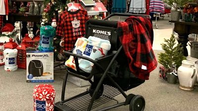 Kohl's cart full of items