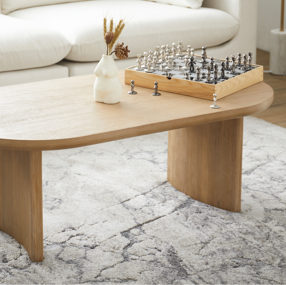 Lovey Oval Coffee Table - Oak