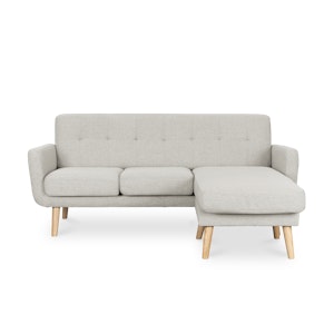 Cali L-Shaped Sofa - Oak, Sand