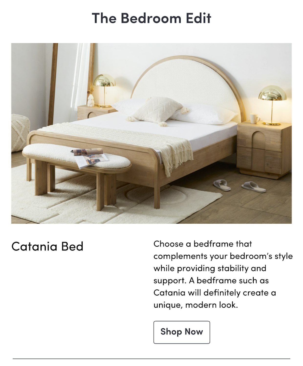 Catania Bed