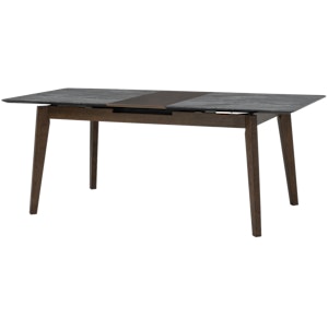 Finna Extendable Dining Table 1.6m-2m - Cocoa, Grey Marble (Smart Top™)