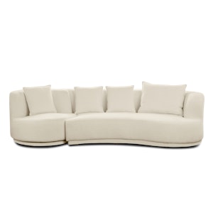 Holly 3 Seater Swivel Sofa - Beige