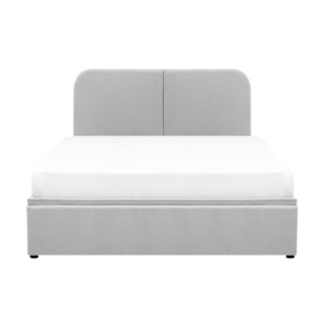 Nolan Queen Storage Bed - Silver Fox