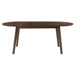 Werner Oval Extendable Dining Table 1.5m-2m - Walnut