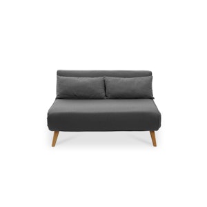 Noel 2 Seater Sofa Bed - Ebony