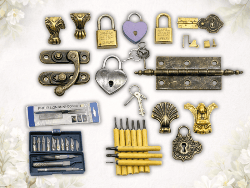 Фурнітура для шкатулок →