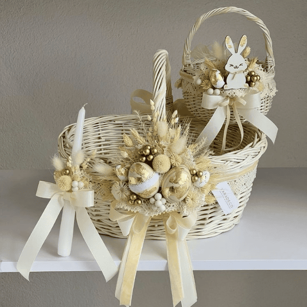 Обрати декор для великодніх кошиків