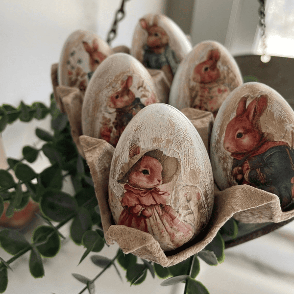 Обрати яйця для великоднього декупажу