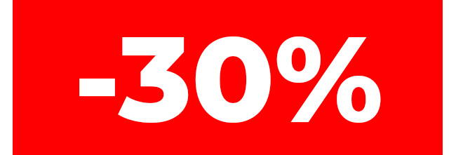 30% Rabatt