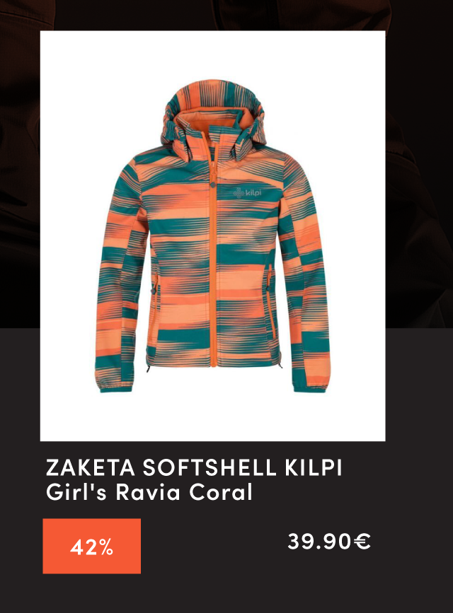 ΖΑΚΕΤΑ SOFTSHELL KILPI Girls Ravia Coral