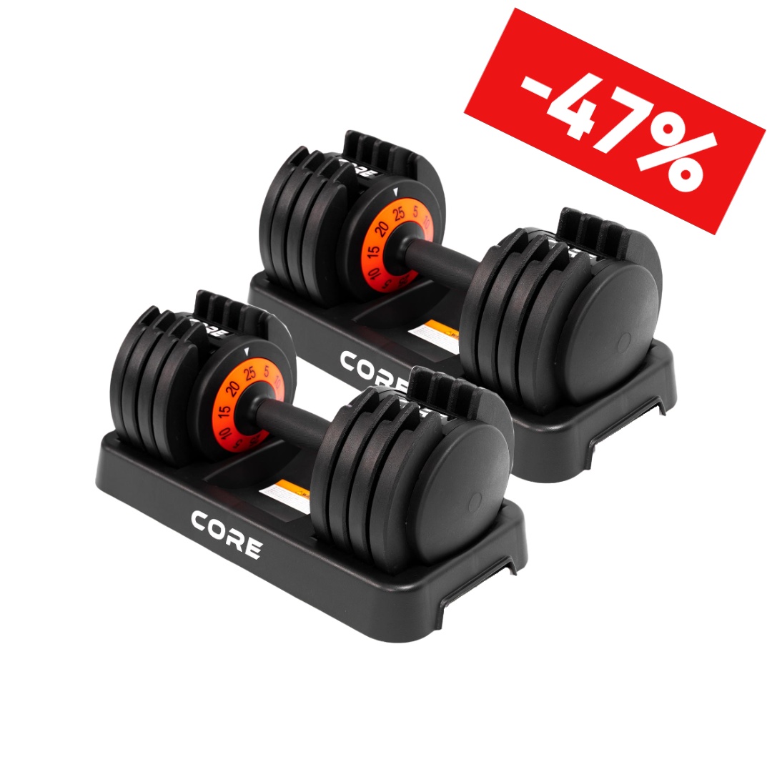 Image of Core 2x Säädettävä käsipaino, 50kg