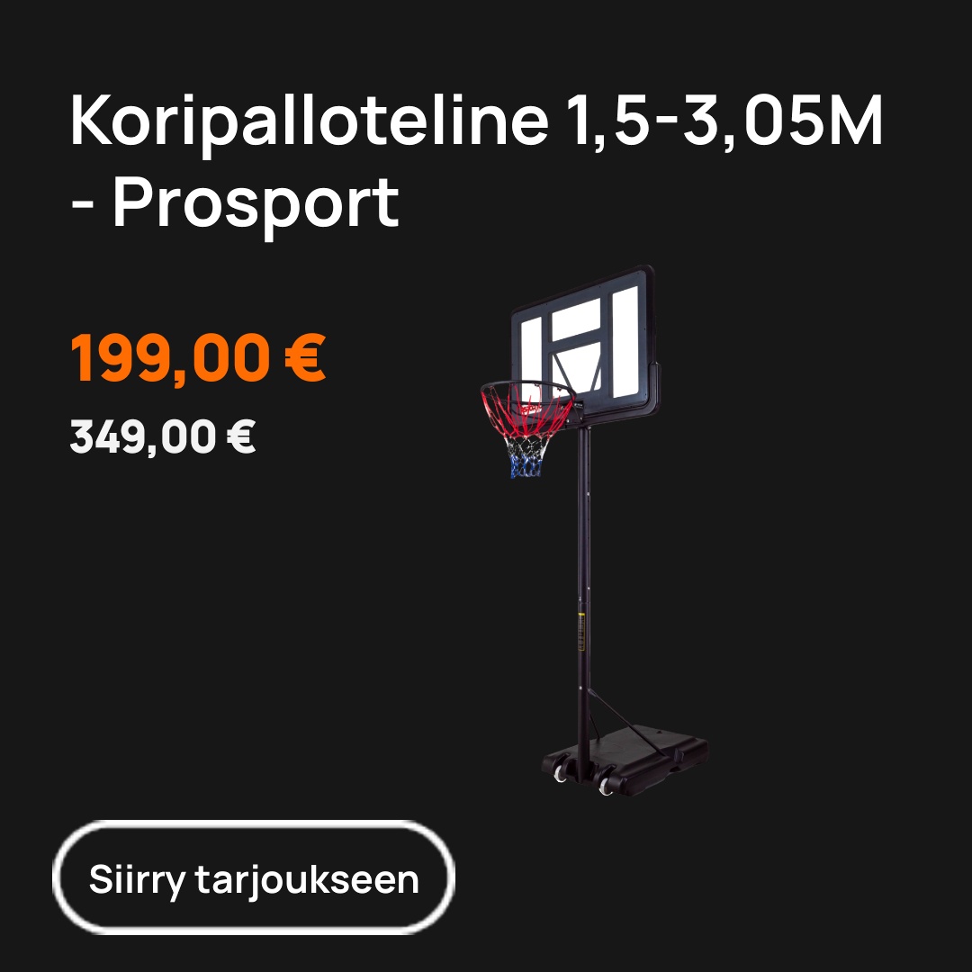 Koripalloteline 1,5-3,05m - ProSport