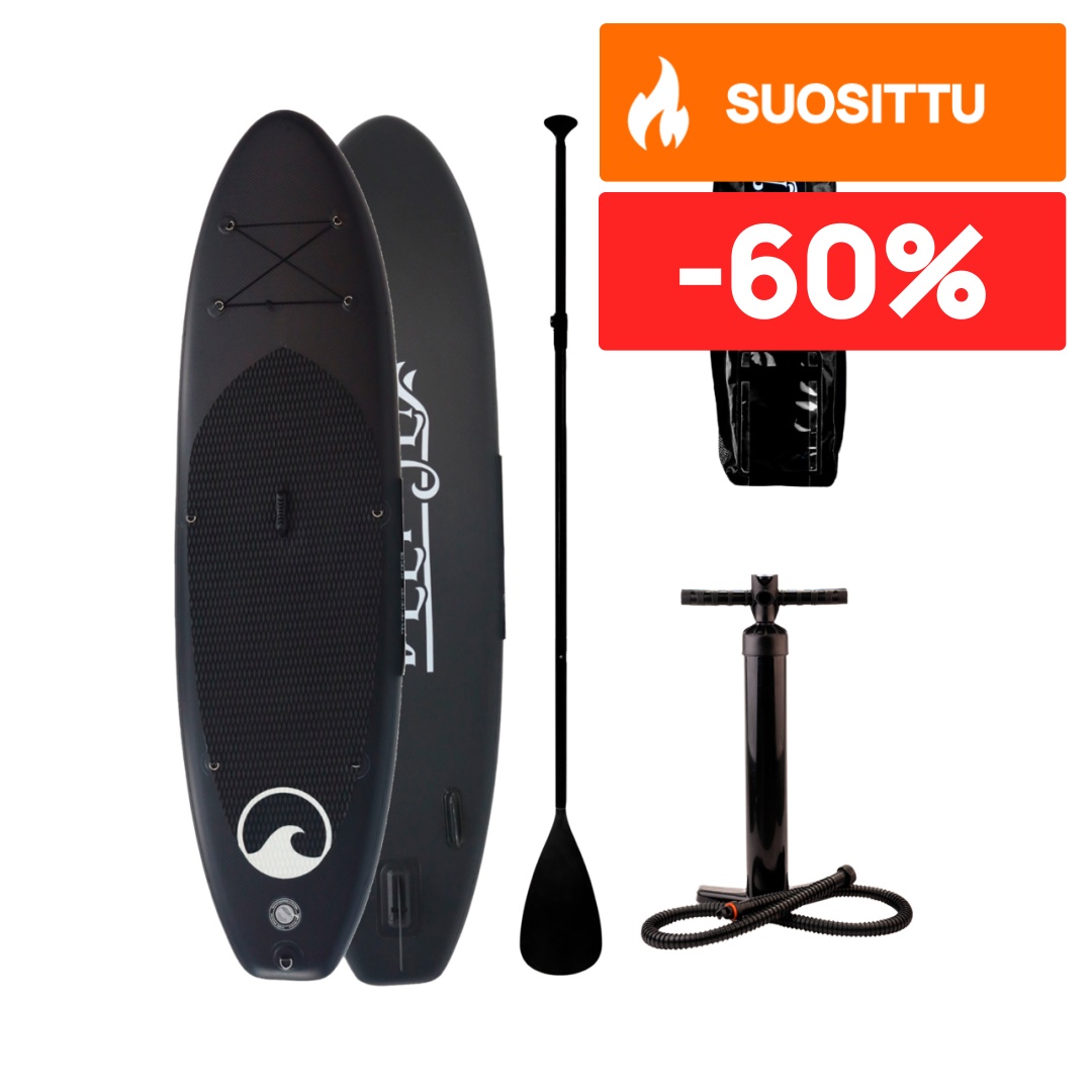 Deep Sea SUP-lautasetti Pro, musta