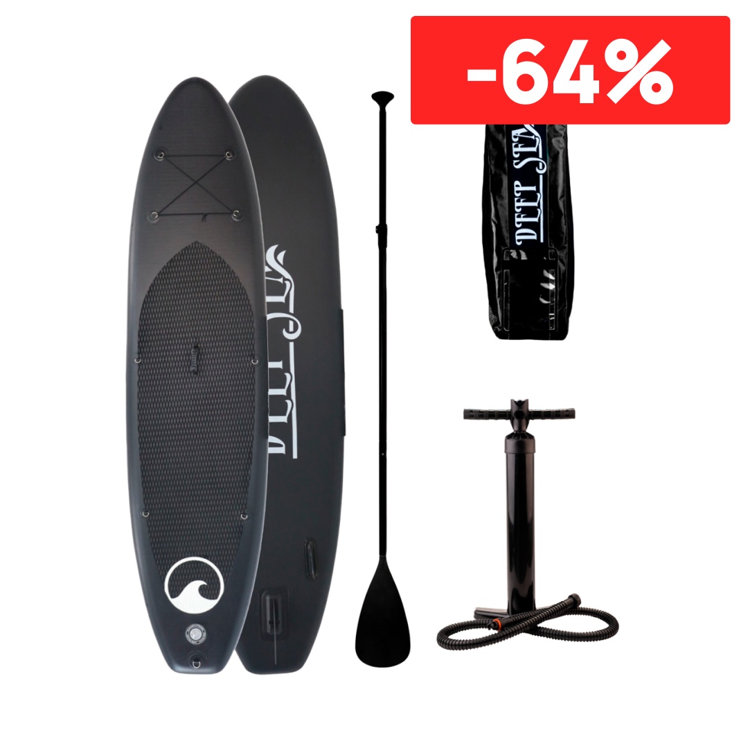 Deep Sea SUP-lautasetti XXL, musta