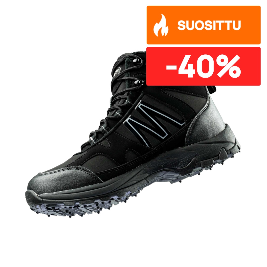 Trekker nastakengät musta, Koot 36-46