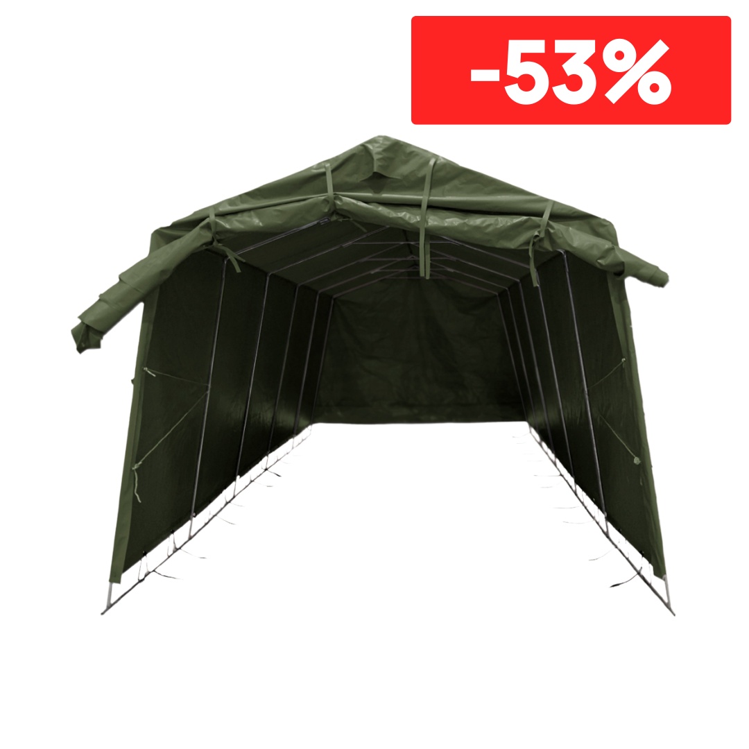 Fornorth pressutalli 3,2x6m, army vihreä