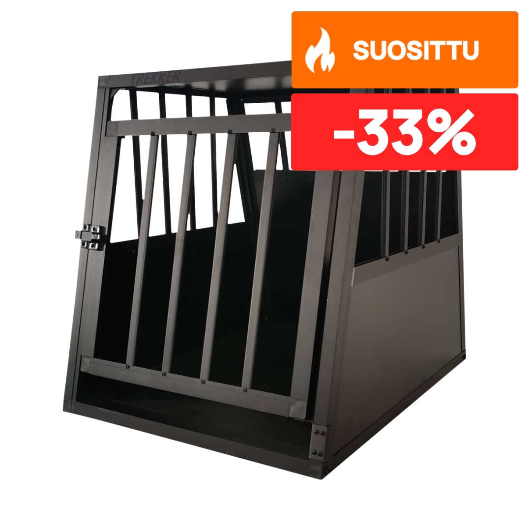 Image of Trekker Koiran kuljetushäkki S 54x69x60cm, Musta