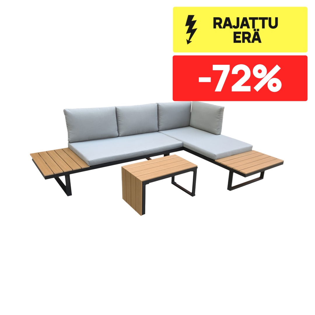 Lykke Ulkosohvaryhmä Sundsvall, musta