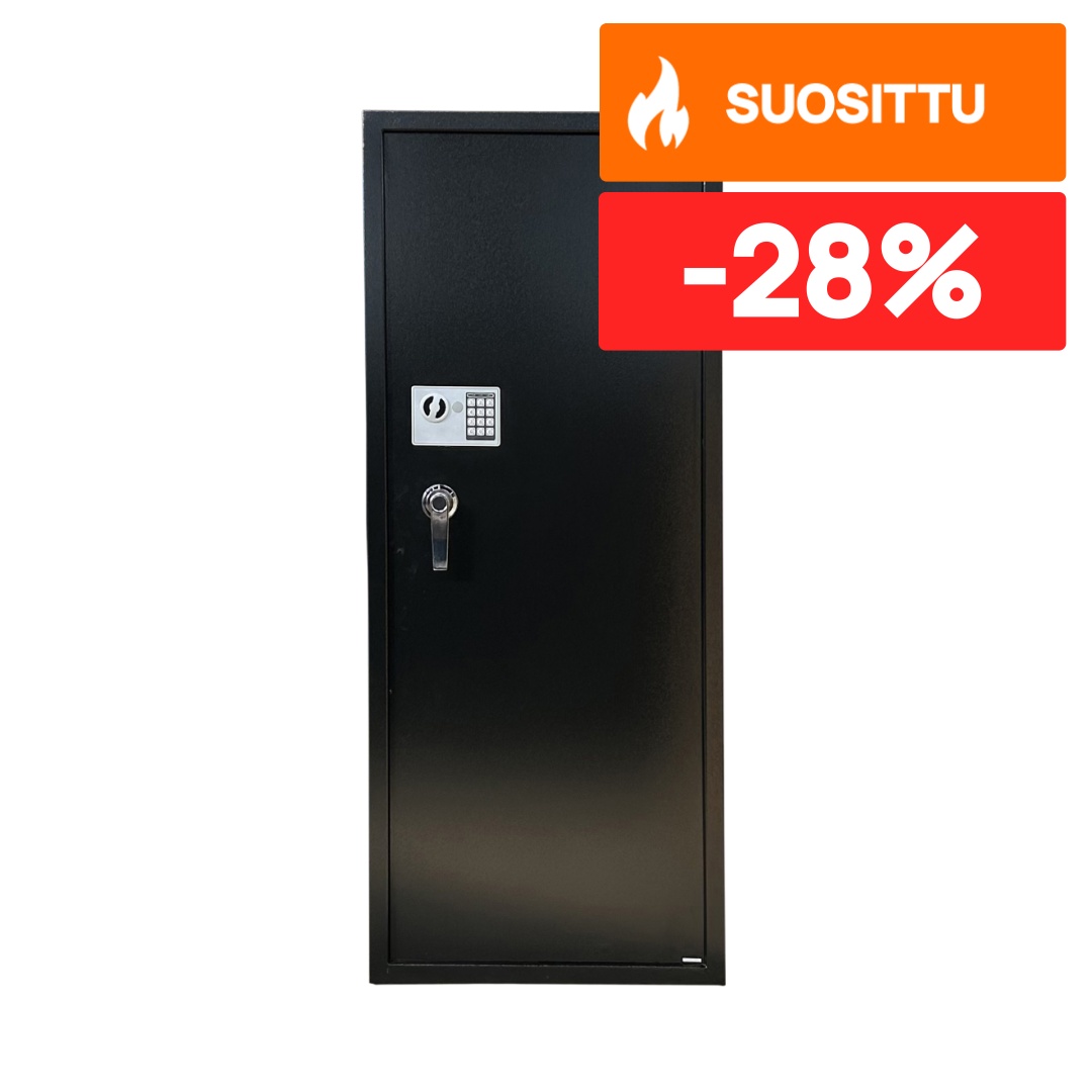 Image of Trekker Asekaappi 14-Asetta AS1400, Musta, Digitaalilukolla