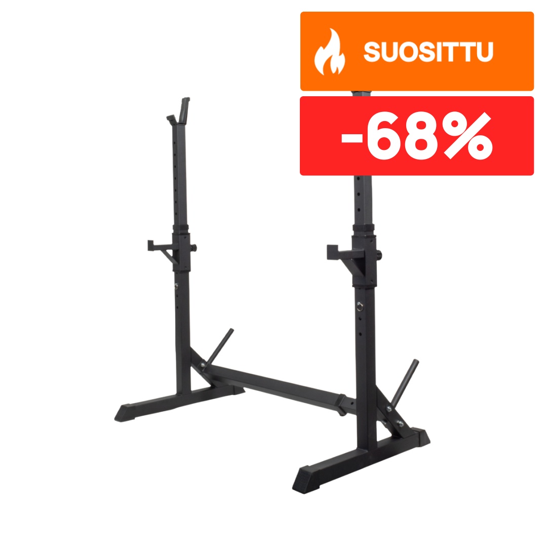 Core Half Rack Kyykkyteline 107x60x150 cm, Musta