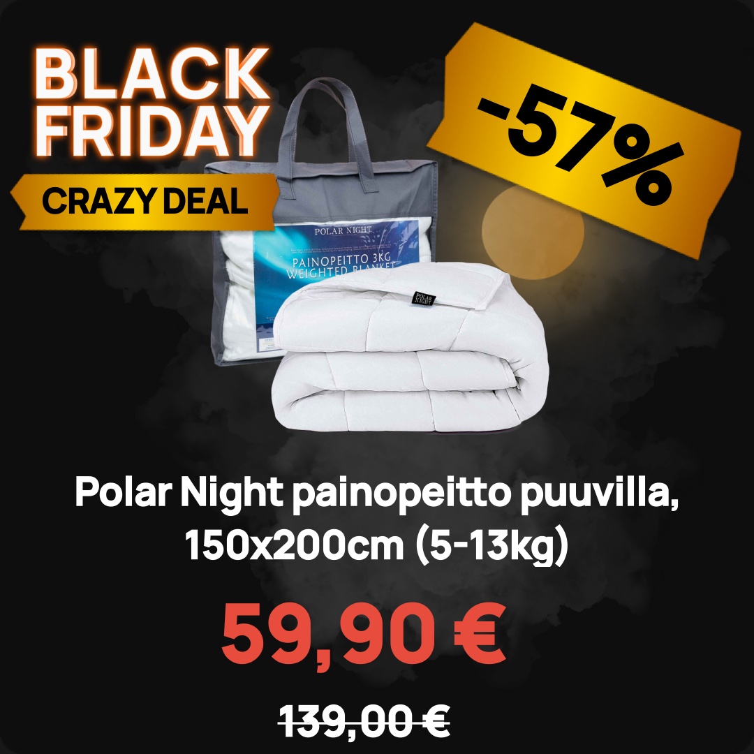Image of Polar Night painopeitto puuvilla, 150x200cm (5-13kg)