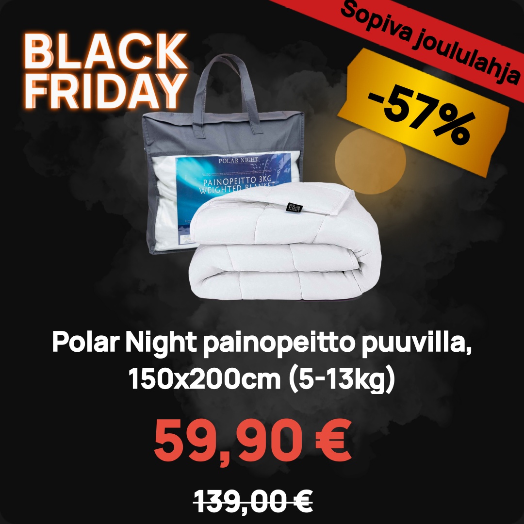 Image of Polar Night painopeitto puuvilla, 150x200cm (5-13kg)