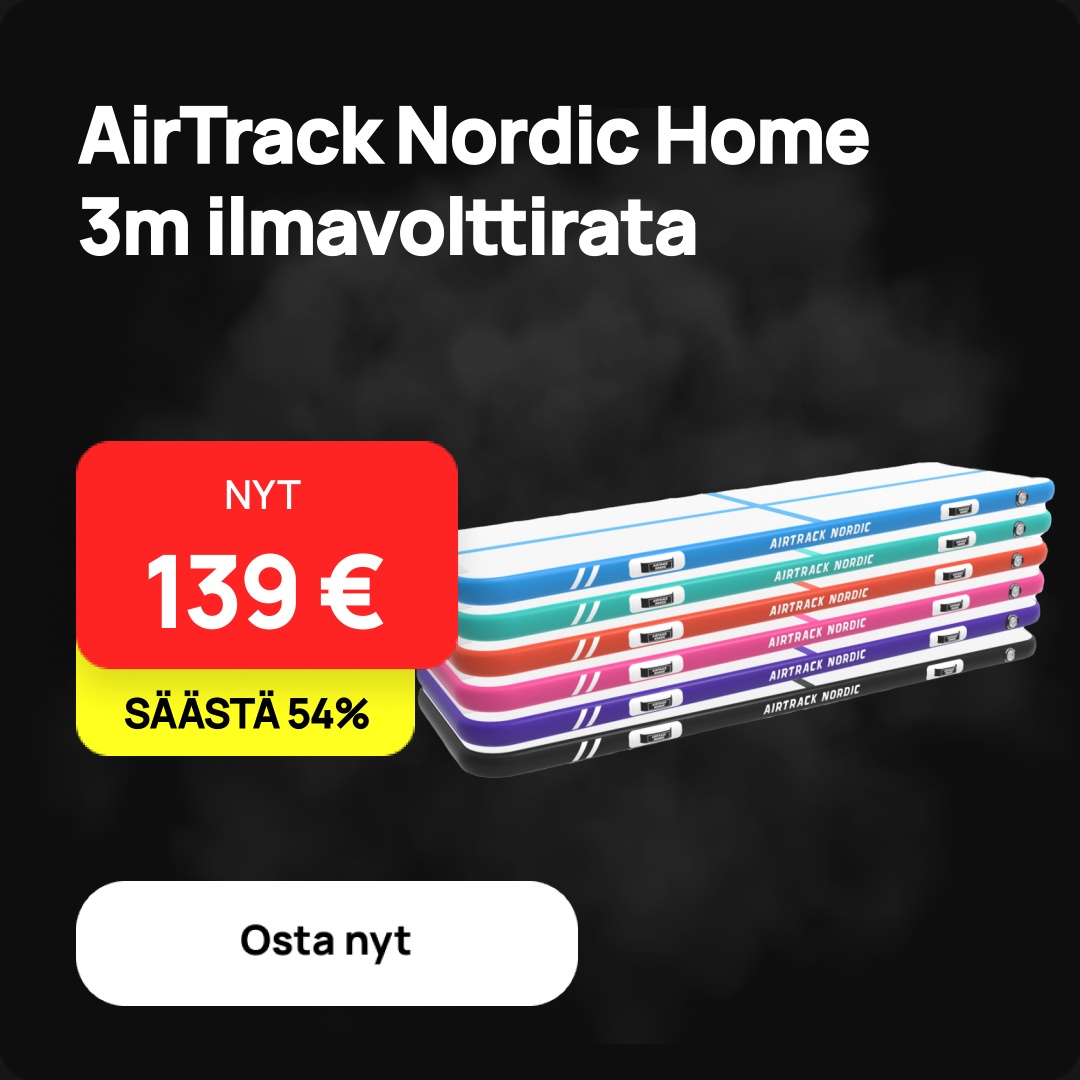 AirTrack Nordic Home 3m Ilmavolttirata