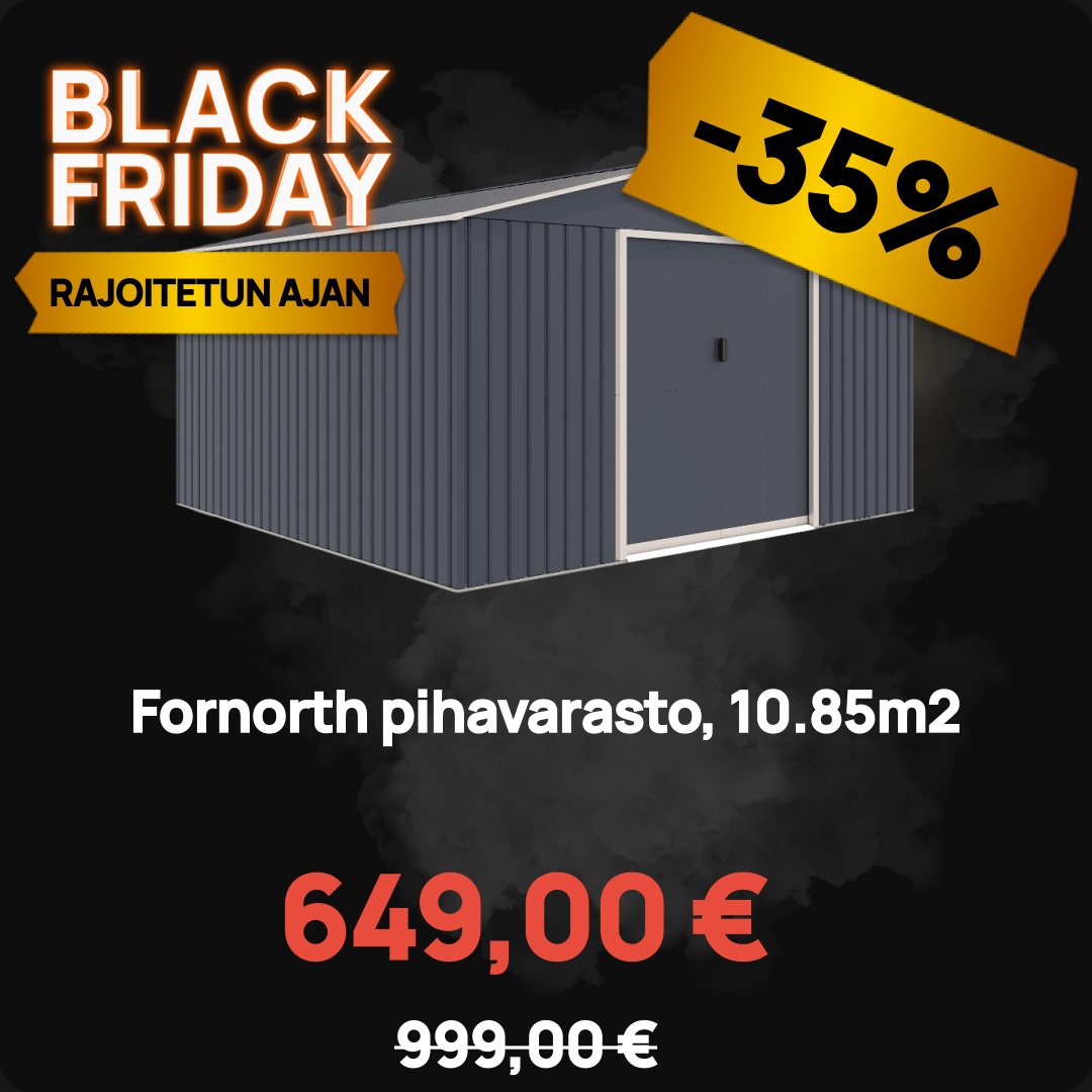 Image of Fornorth pihavarasto, 10.85m2