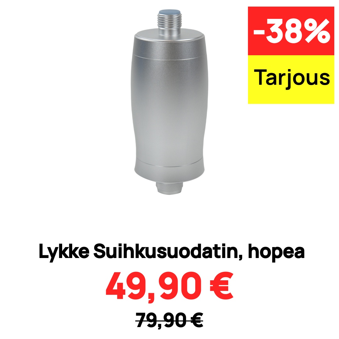 Image of Lykke Suihkusuodatin, hopea