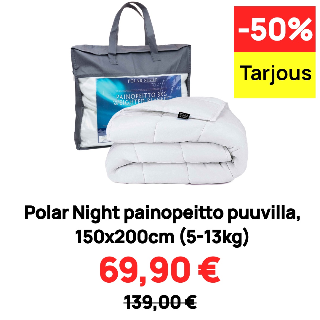 Image of Polar Night painopeitto puuvilla, 150x200cm (5-13kg)