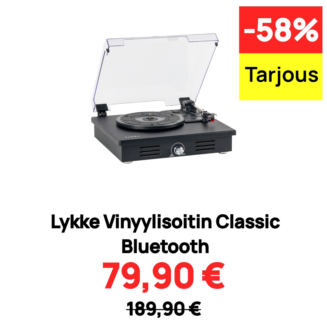 Image of Lykke Vinyylisoitin Classic Bluetooth