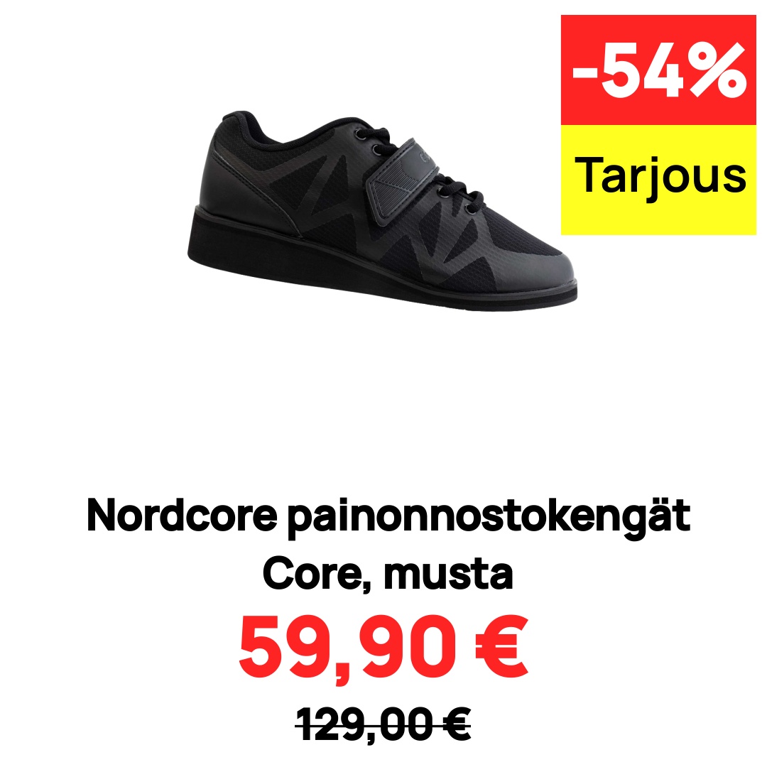 Image of Nordcore painonnostokengät Core, musta