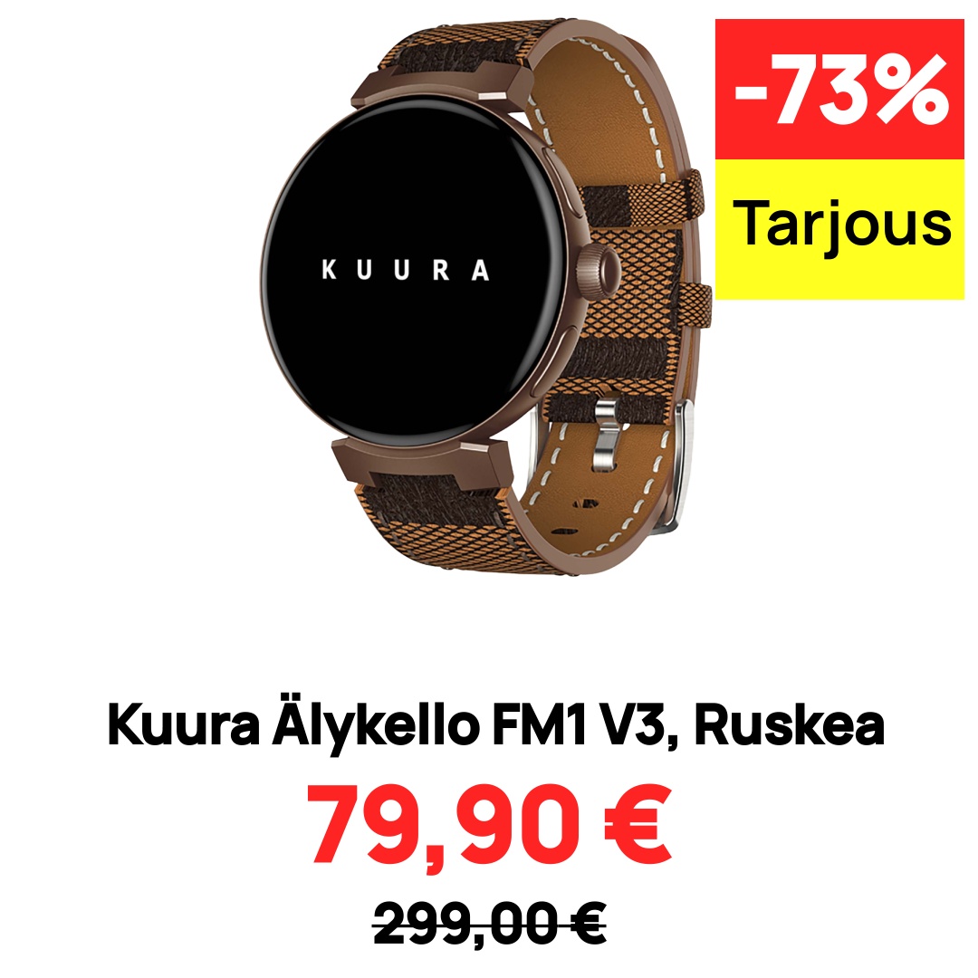 Image of Kuura Älykello FM1 V3, Ruskea