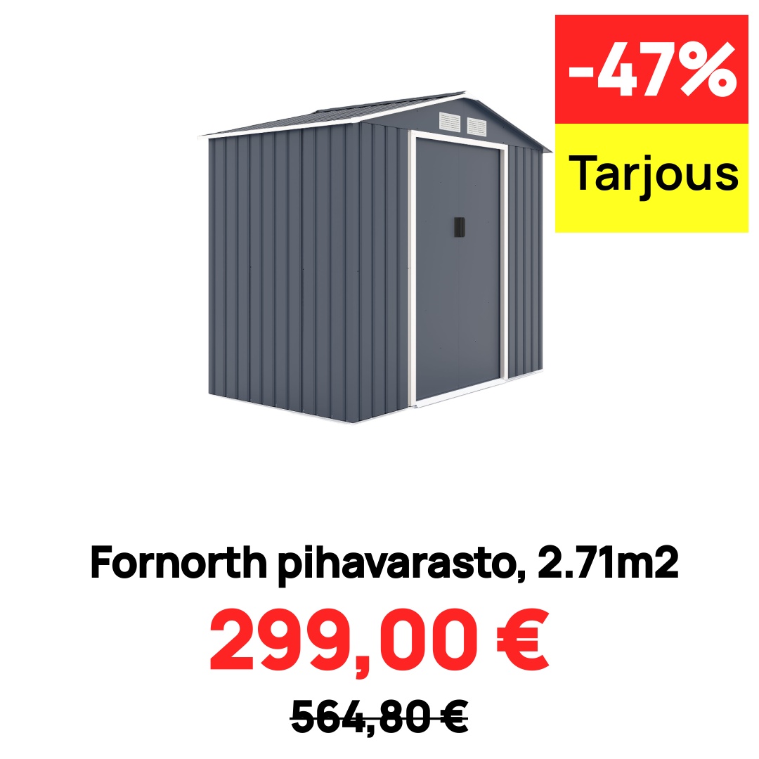 Image of Fornorth pihavarasto, 2.71m2