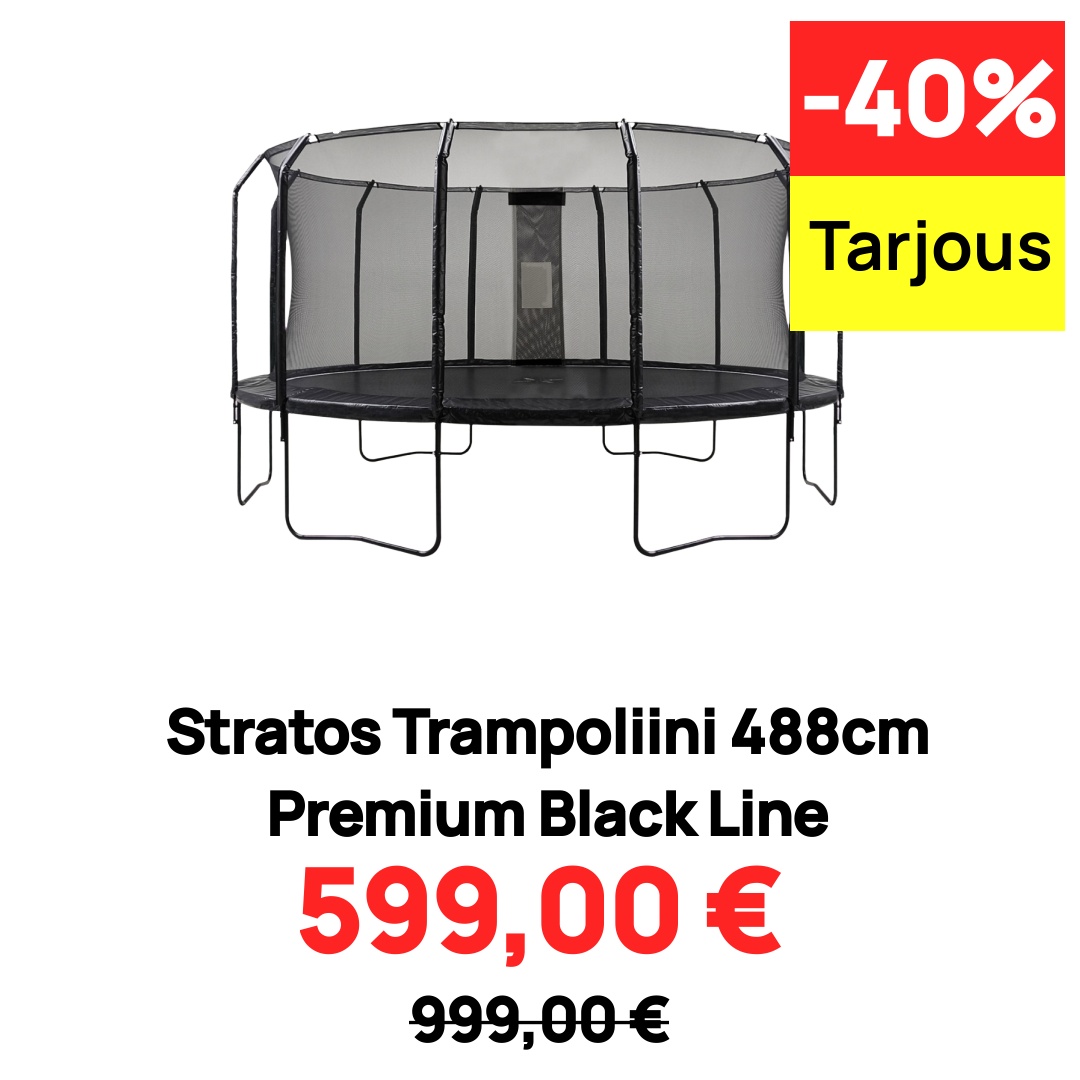 Image of Stratos Trampoliini 488cm Premium Black Line