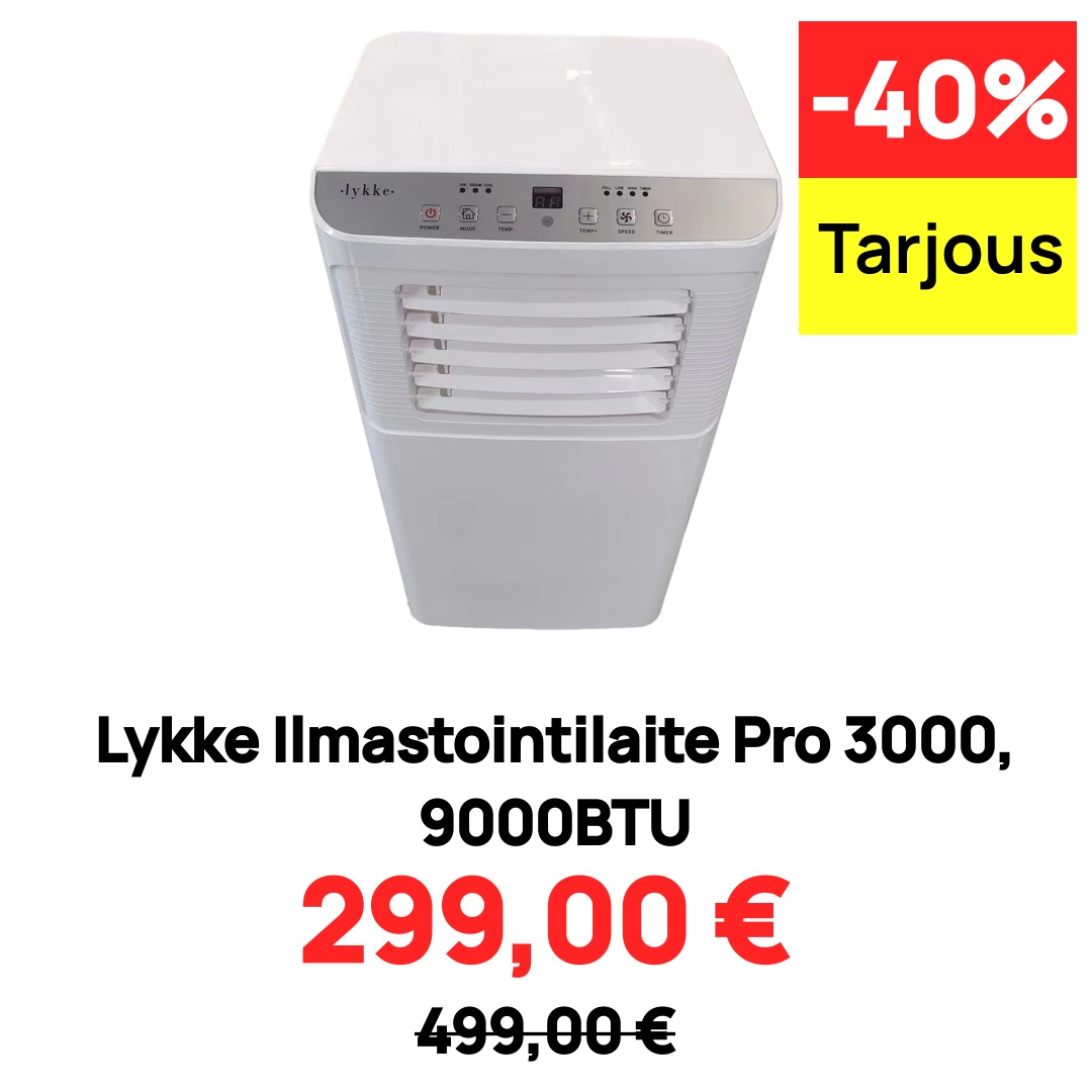 Image of Lykke Ilmastointilaite Pro 3000, 9000BTU
