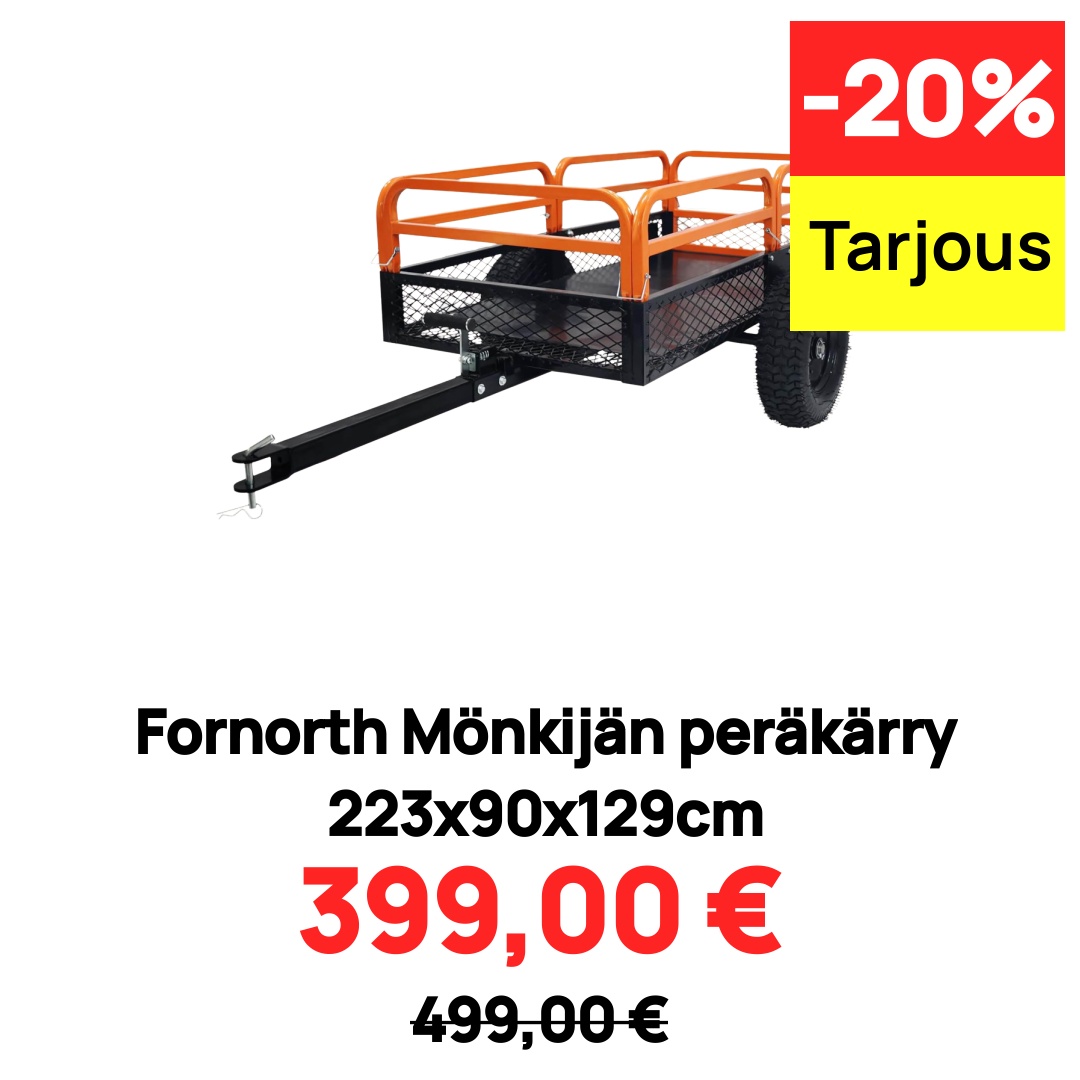 Image of Fornorth Mönkijän peräkärry 223x90x129cm