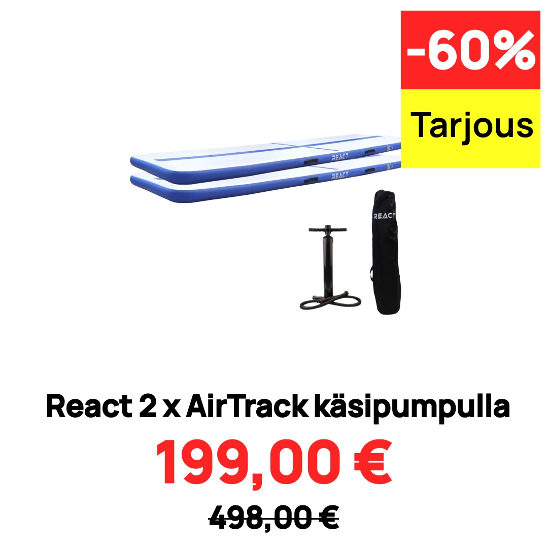 Image of React 2 x AirTrack käsipumpulla