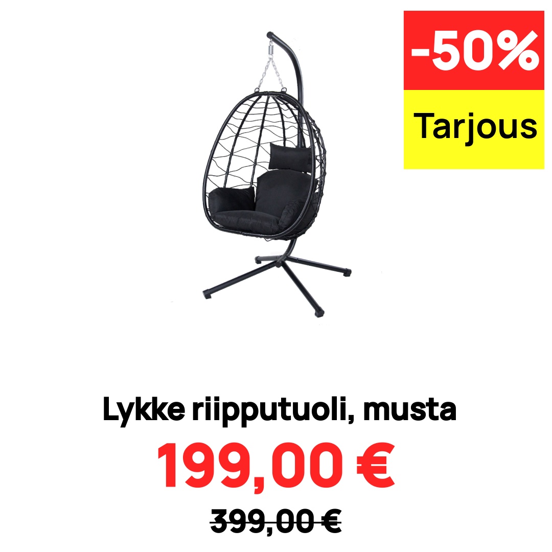 Image of Lykke riipputuoli, musta