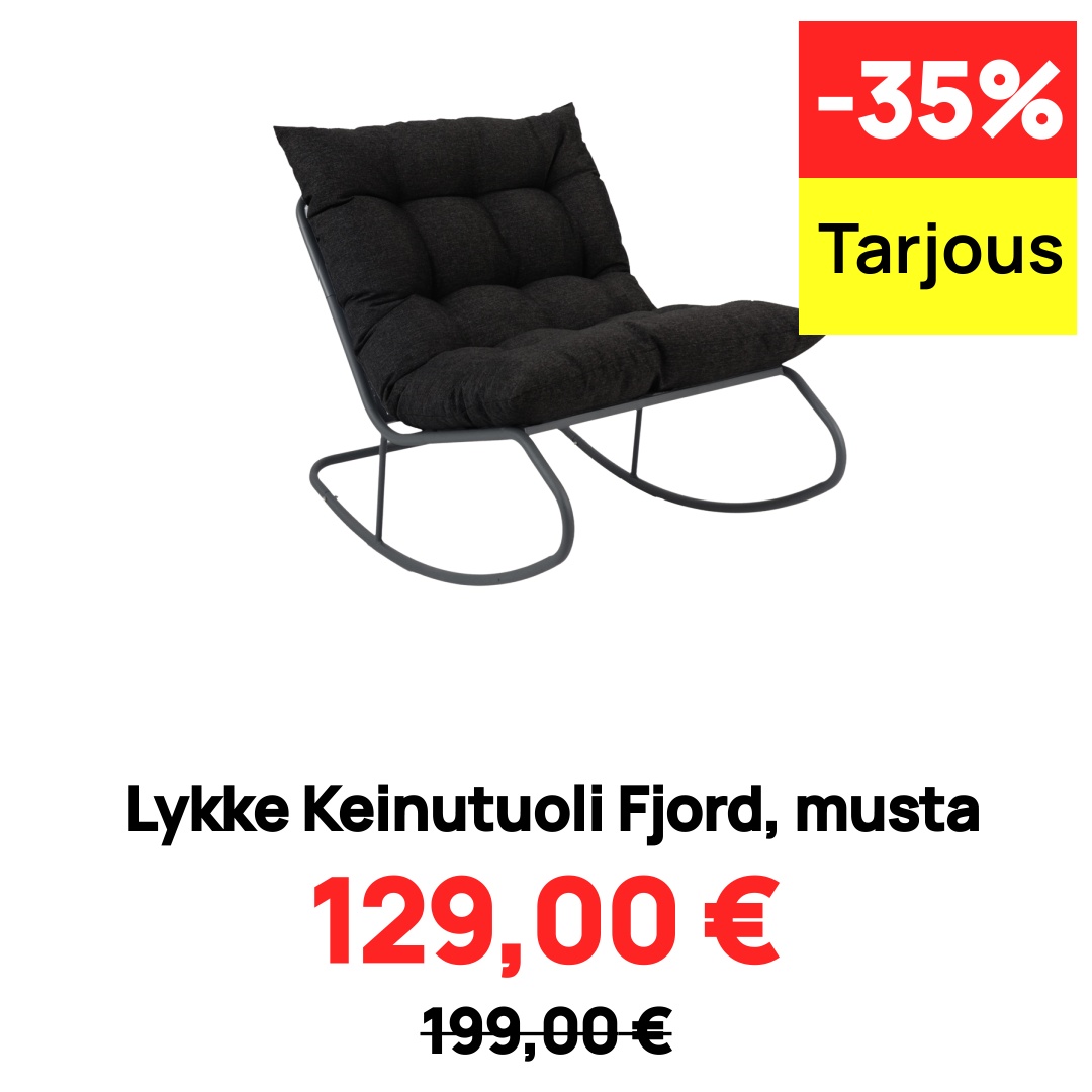 Image of Lykke Keinutuoli Fjord, musta