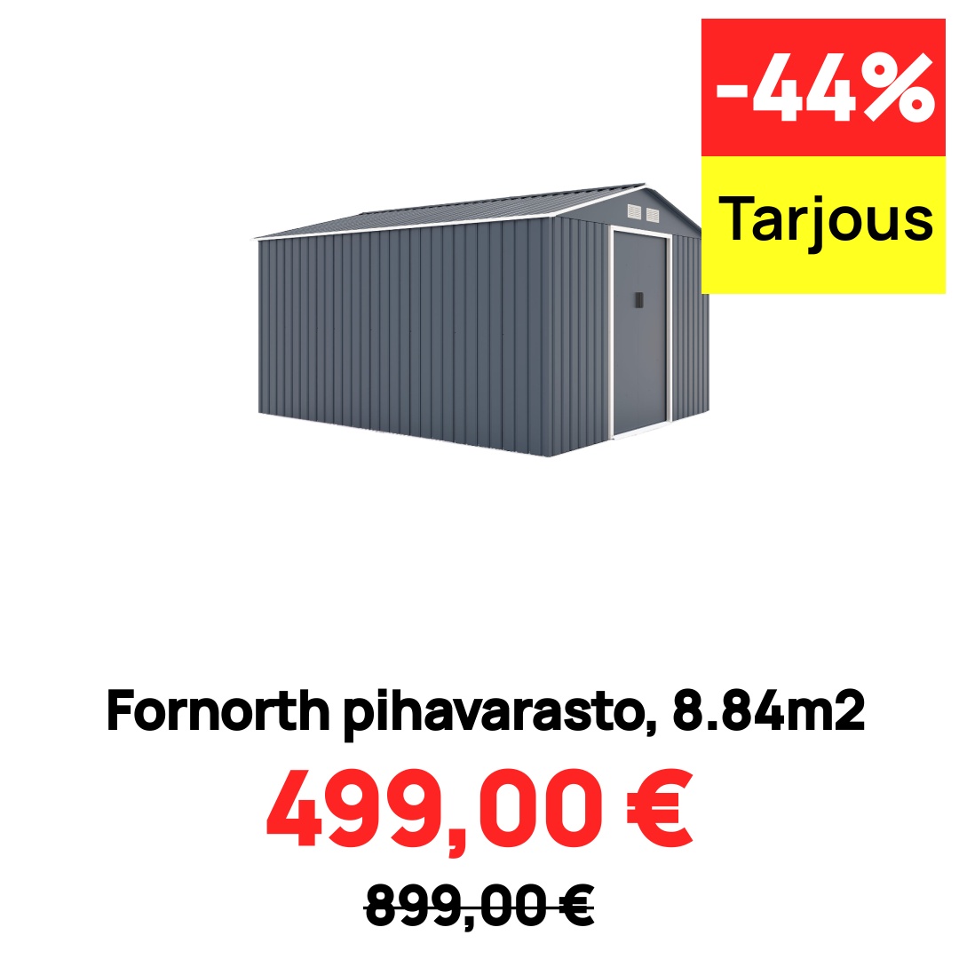 Image of Fornorth pihavarasto, 8.84m2